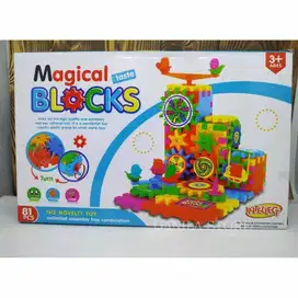 Mainan Edukasi Anak Keterampilan Magical Blocks Bloks Toys