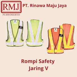 Rompi Jaring V / Rompi Safety V Jaring / Rompi Proyek V Jaring