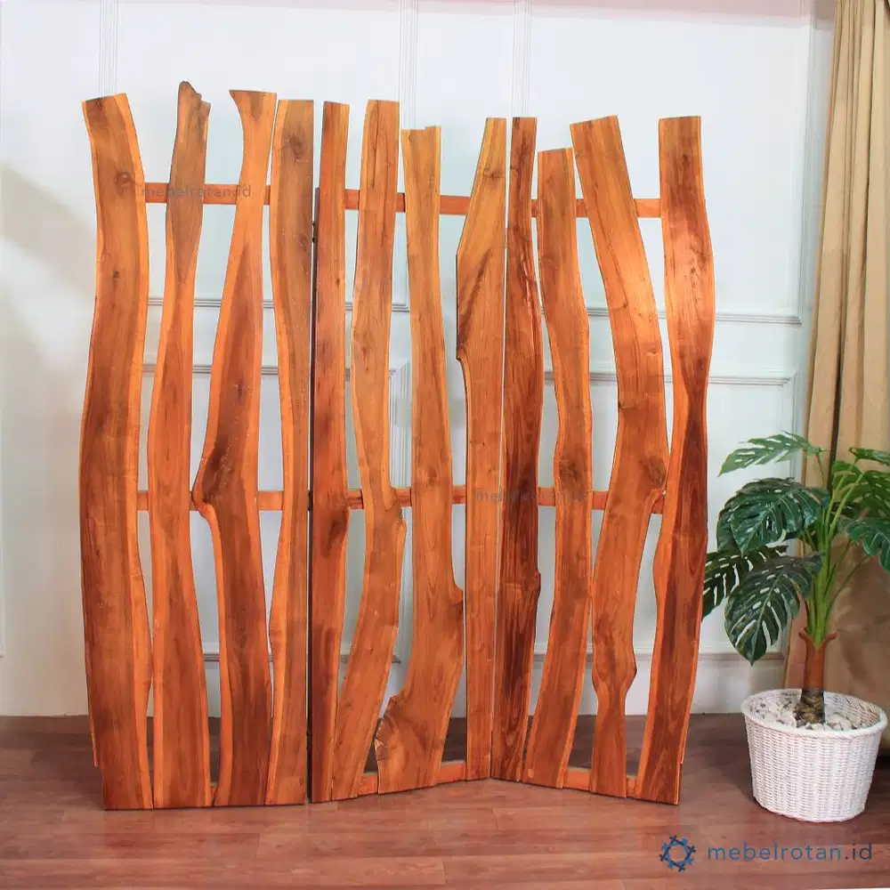 Penyekat ruangan kayu | wood divider | partisi | sketsel