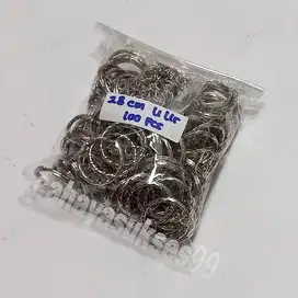 Ring Gantungan Kunci 2,8cm Souvenir Bahan Craft Keychain Promotion