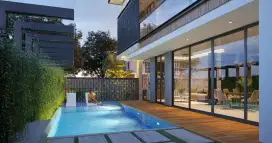 ON PROGRESS PAKUWON CITY TROPICAL MODERN DENGAN SWIMMING POOL