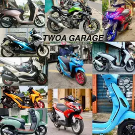 Jasa repaint velg body aerox nmax xmax vario beat pcx gsx cbr vespa