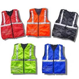 Rompi Safety Parasut Anti Air Proyek Berbagai Warna