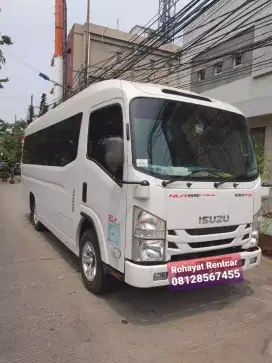 Rental Elf Hiace Bus pariwisata Depok sawangan Margonda