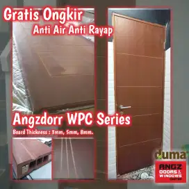 Pintu Angzdoor Kayu WPC Anti Air Anti Rayap-Minimalis-Gratis Ongkir