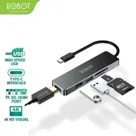 HUB Port USB Ethernet to LAN Robot USB-C Type-C VGA HDMI PD