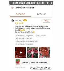LAKBAN FRAGILE JANGAN DIBANTING / LAKBAN COKLAT & BENING