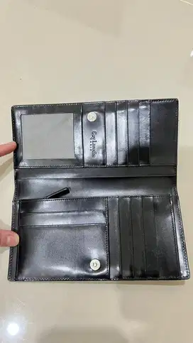 GUY LAROCHE Dompet Kulit Asli Wanita (Bentuk Panjang)