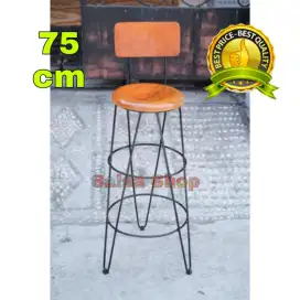 kursi cafe sandar 75cm kursi bar kursi kafe kursi cafe besi