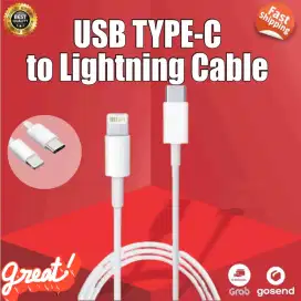 Kabel Data Type C to Lightning 100 cm 1 Meter 1M iPod iphone iPad