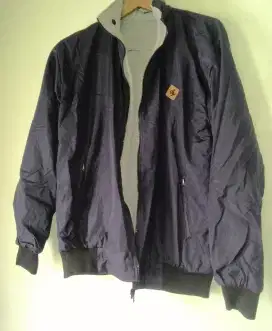 Jaket blue Ori - Bagus size besar XL __ bahan lembut nyaman