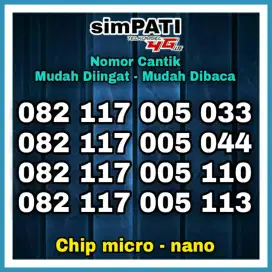 Nomor Cantik Simpati 4G Kartu Perdana AA BB CC Nomer Telkomsel