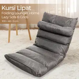 Vieruodis kursi lipat folding lounger home lazy sofa 6 grids