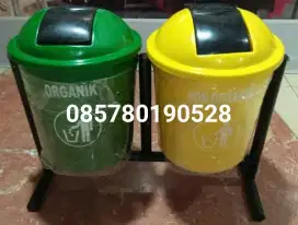 Tempatsampah fibber glass 2in1 / 50ltr