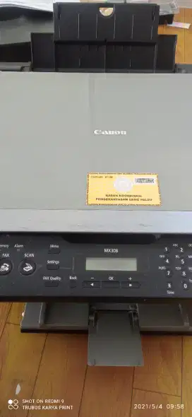 Printer canon mx308