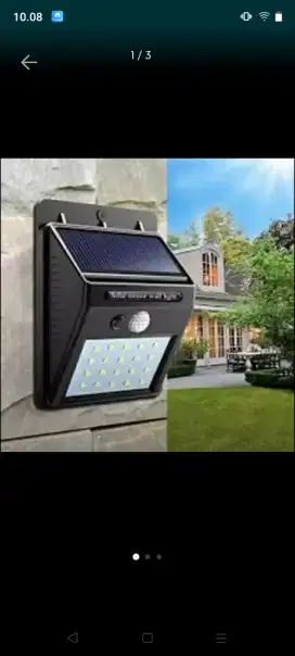 Lampu taman tenaga matahari solar Cell, sensor gerak