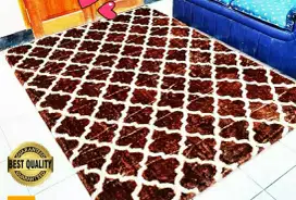 Karpet bulu rasfur motif simple dan elegan