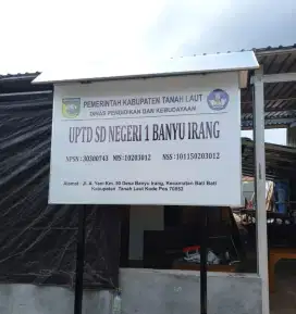 Papan Nama Sekolah, Instansi 100cm x 150cm