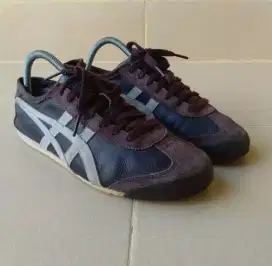 Asic onitsuka mexico 66 deluxe vintage coffe brown full kulit ori nego