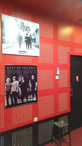 peredam suara studio musik karaoke film rumahan minimalis