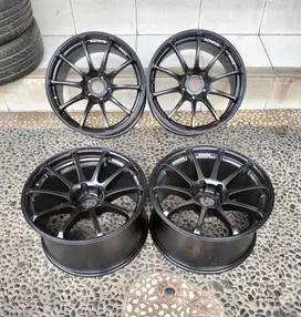 Advan Rs R18 super copy ada logo y yokohama Good Condition. 5x114