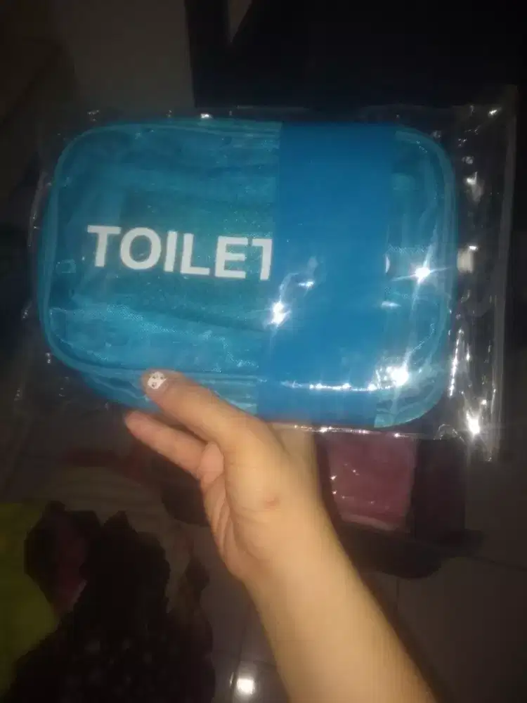 Travel bag toilet