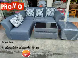 Sofa L Putus Minimalis Modern - Ready - Gratis Ongkir