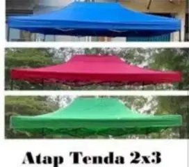 ATAP TERPAL TENDA LIPAT 2 X 3 DAN 3 X 3