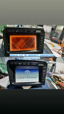 SERVIS LAYAR HEADUNIT LANDCRUISER