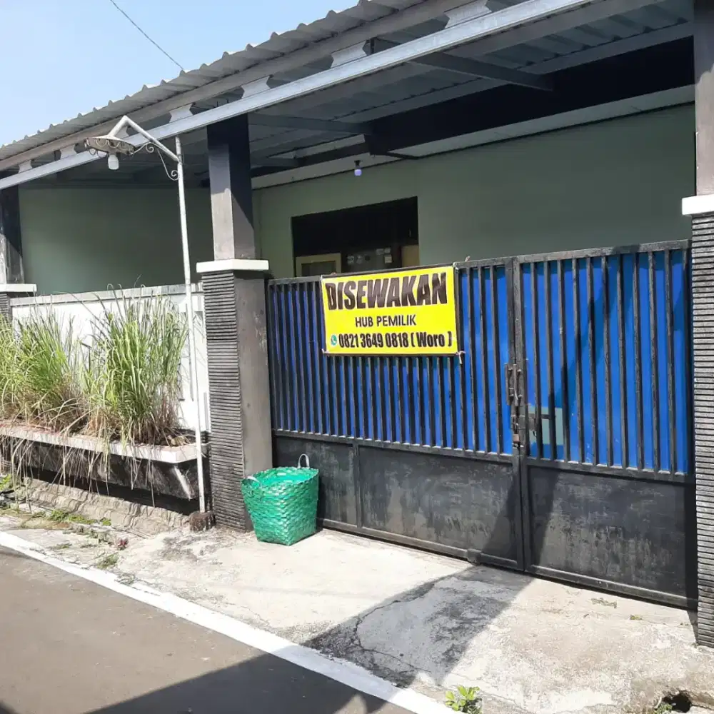 Disewakan rumah minimalis di purbayan indah sukoharjo