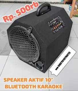 Speaker aktif bluetooth karaoke 10 inch