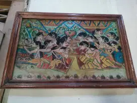 Lukis kaca wayang