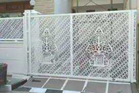 Termurah : Spesialis Pintu Pagar Partisi Laser Cutting Metal