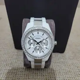 Jam FOSSIL PUTIH Mata Mata