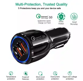 Car charger 3.0 Qualcomm fast charger