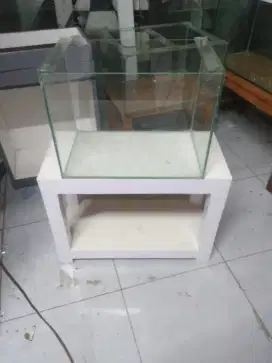 aquarium meja ukuran 50×25×30cm