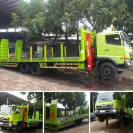 Pembuatan self loader angkutan alat berat