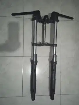 Shock Depan Ninja 250 Old, Set Segitiga & Stang