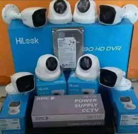 agen pemasangan camera CCTV lengkap outdoor indoor 4 chanel free pasng