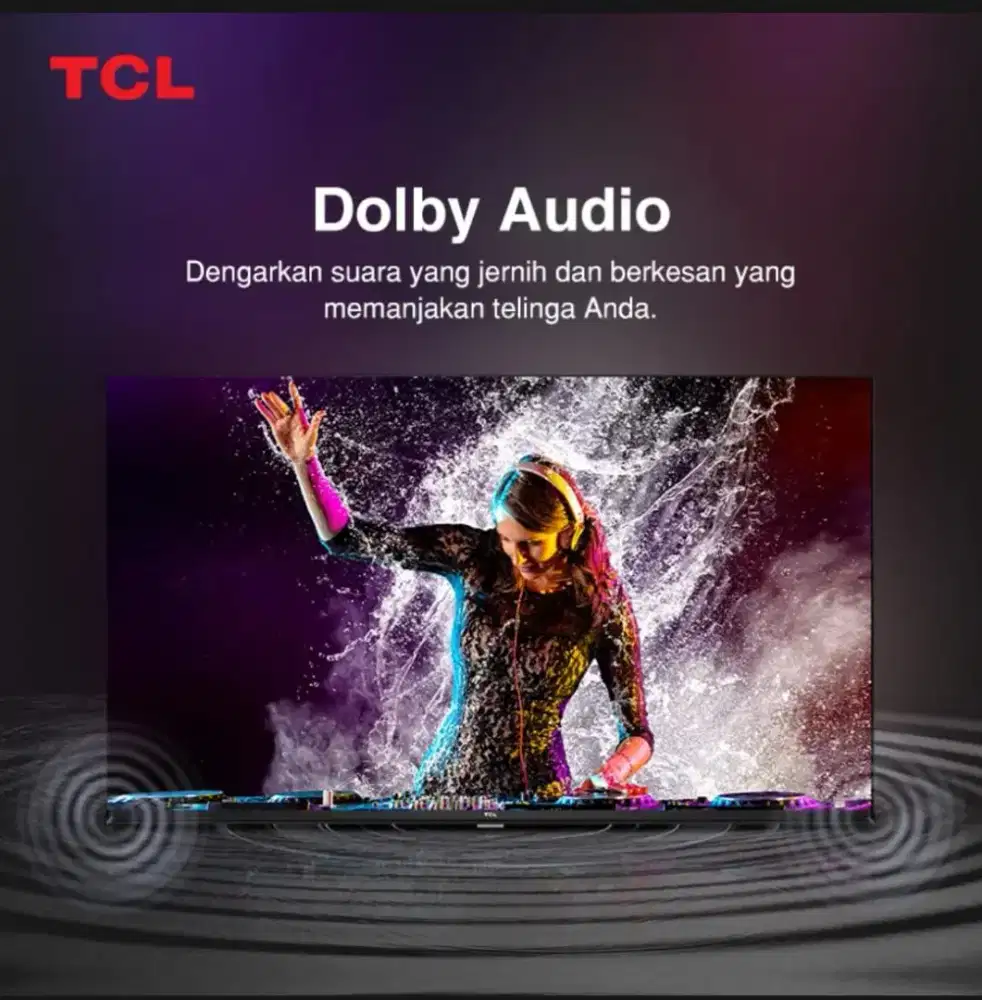 TCL 40 inch SmartTV Android 11 Digital Netflix Remote Voice (BARU)