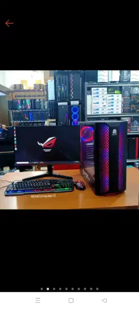 PC rakitan gaming editing video fullset i7 murmer