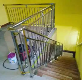 Railing tangga stainless