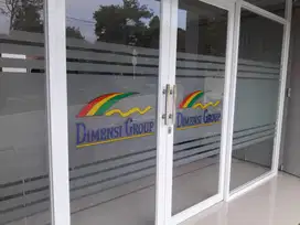 stiker sandblast printing custom