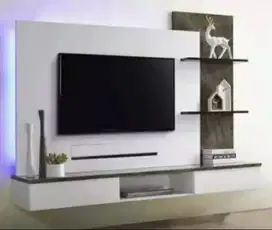 meja rak tv almari baju kitchen set dapur tangga resepsionis mini bar