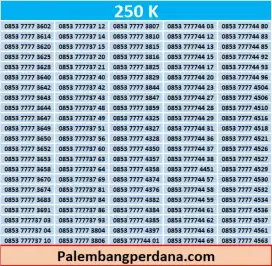 NOMOR CANTIK 250K palembang silahkan di pilih