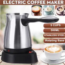 sokany teko pemanas elektrik kopi espresso turki 600w 500ML