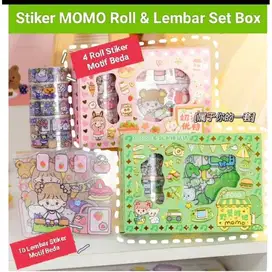 mainan Sticker Roll MOMO BOX READY STCOK ISOLASI STICKER DAN STICKER L