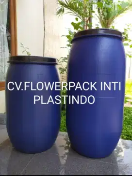 PRODUSEN DRUM BARU HDPE SURABAYA,MINIMAL ORDER 100PCS(CAP.120LT/150LT)