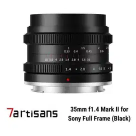 Lensa Fix Artisans Kamera Sony 35 mm F1.4 Full Frame