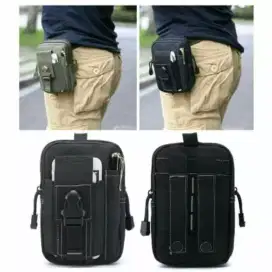 tas hp pinggang hitam